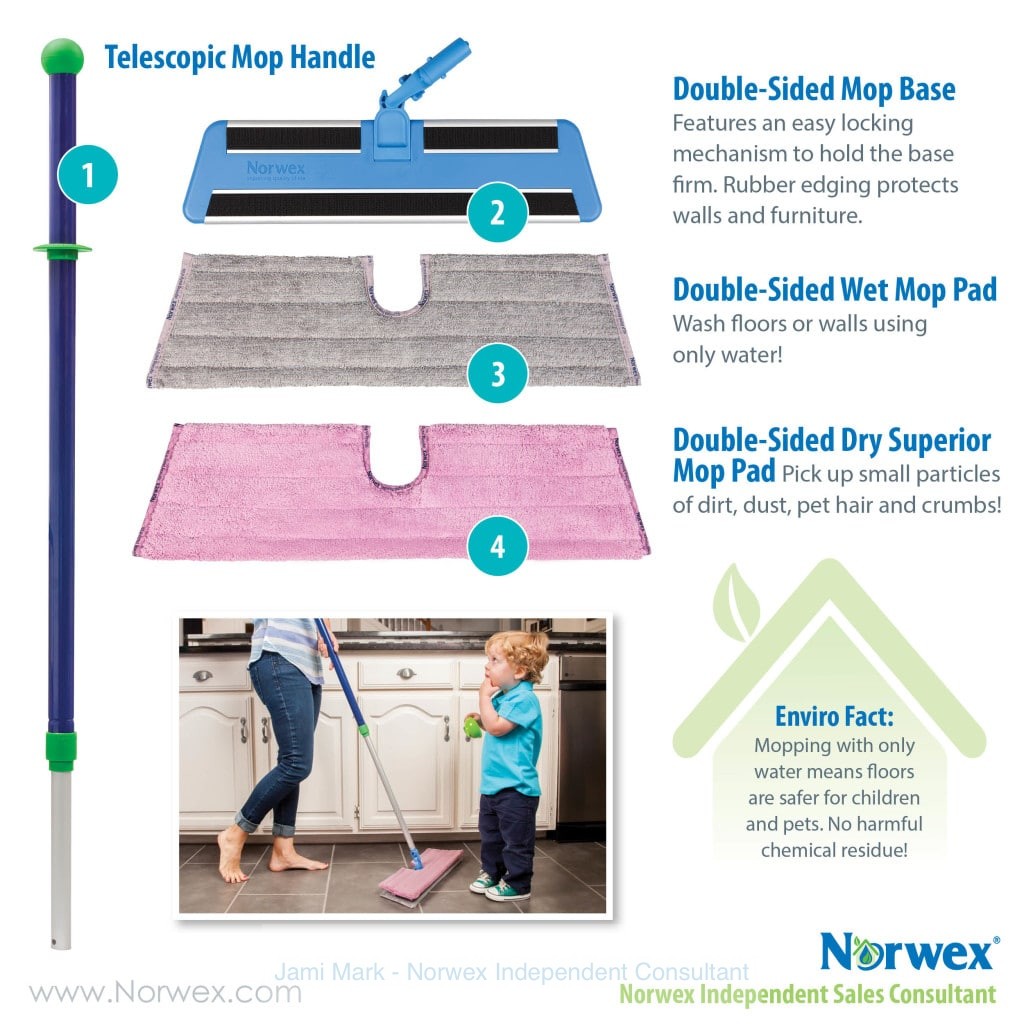 norwex mop double sided mop 11011