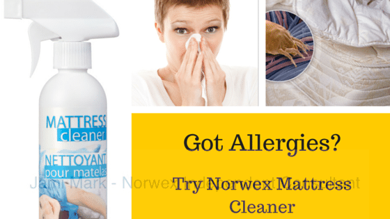 Allergies Try Norwex Mattress Cleaner