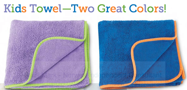 norwex kids towel 2 colors