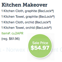 norwex kitchen makeover price