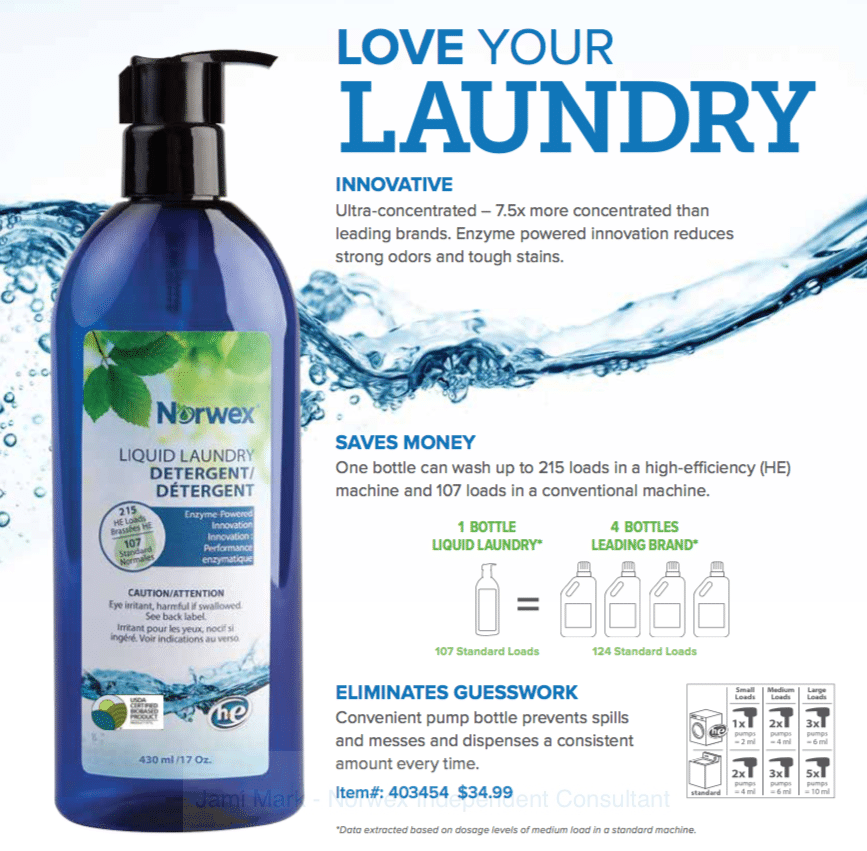 Norwex liquid laundry detergent 1
