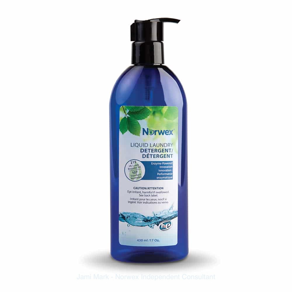 Norwex liquid laundry detergent bottle