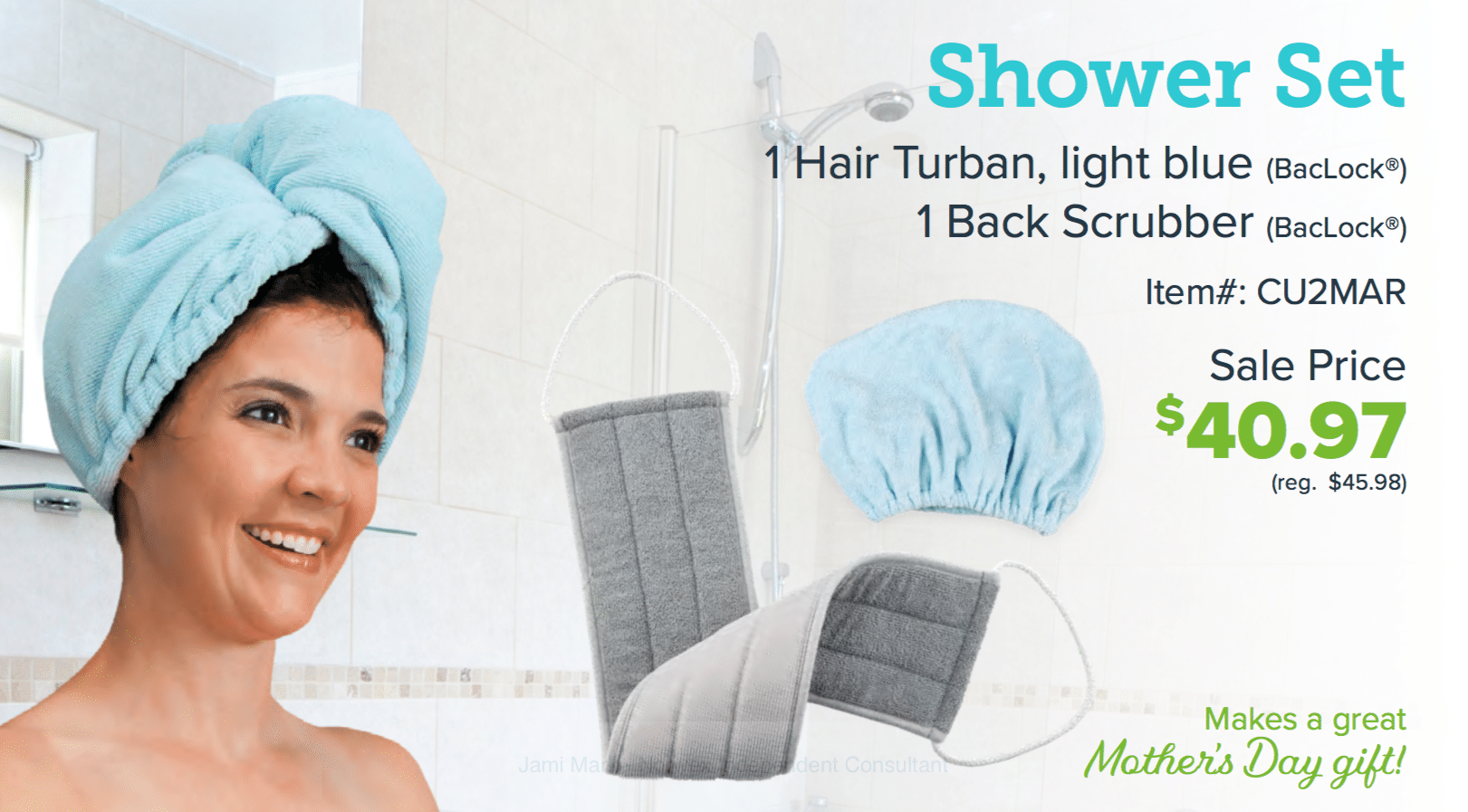 March 2018 Norwex Customer Special shower set