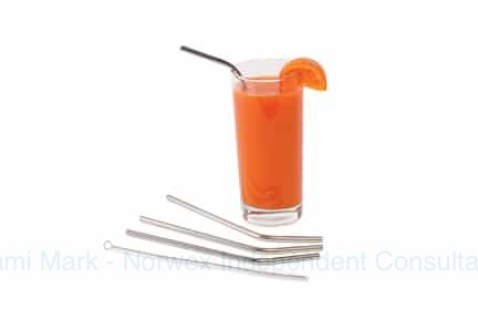 Norwex Pitch the Plastic stainless-steel-straws