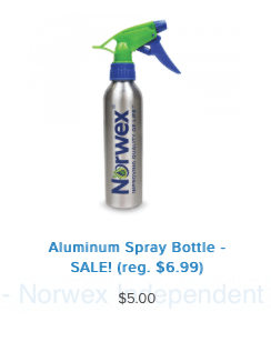 Aluminum Spray Bottle norwex sale