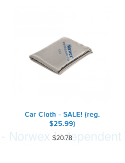 Car Cloth norwex sale