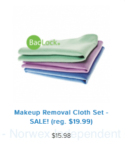 Makeup Removal Cloth Set norwex sale