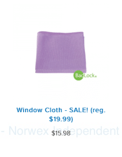 Window Cloth - norwex SALE
