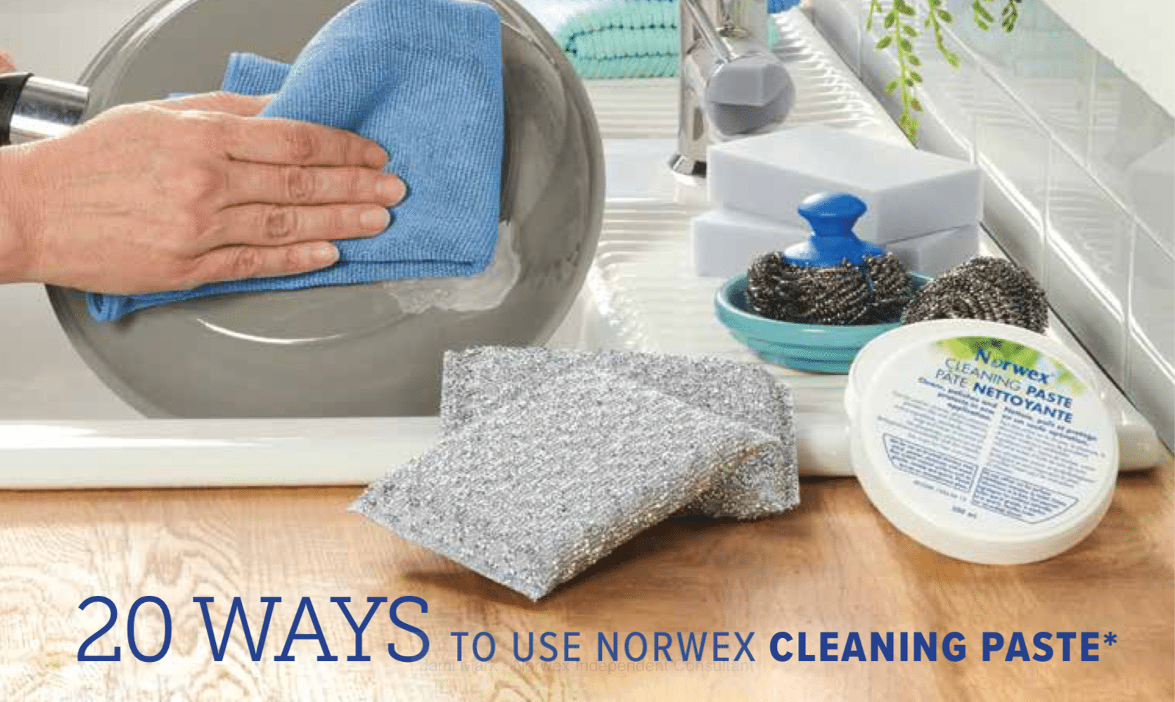 Norwex Cleaning Paste For Grout Cleaning - Work With Water
