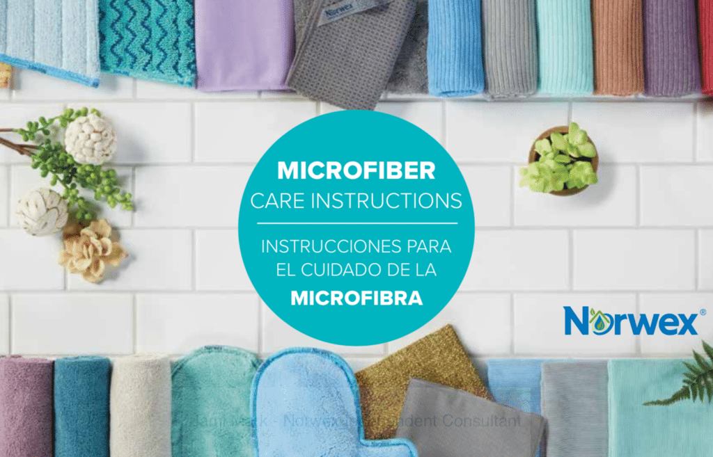 Norwex Microfiber Care Instructions