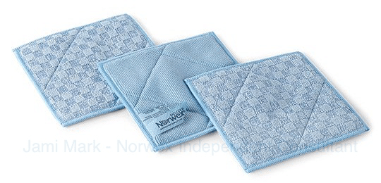 Blue Pack of 3 Norwex Norwex EnviroScrub Soft Scrub Cloths 