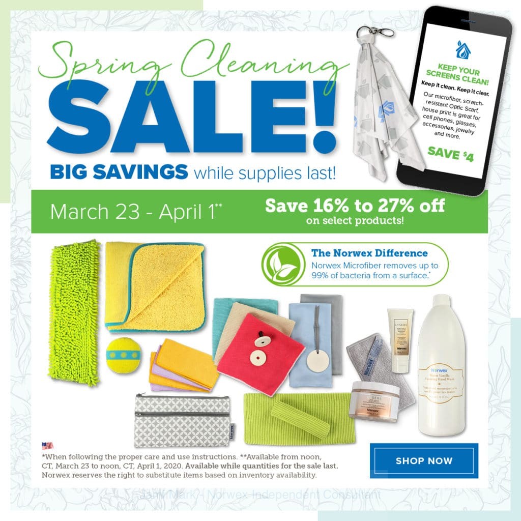Norwex Spring Cleaning Sale 2020