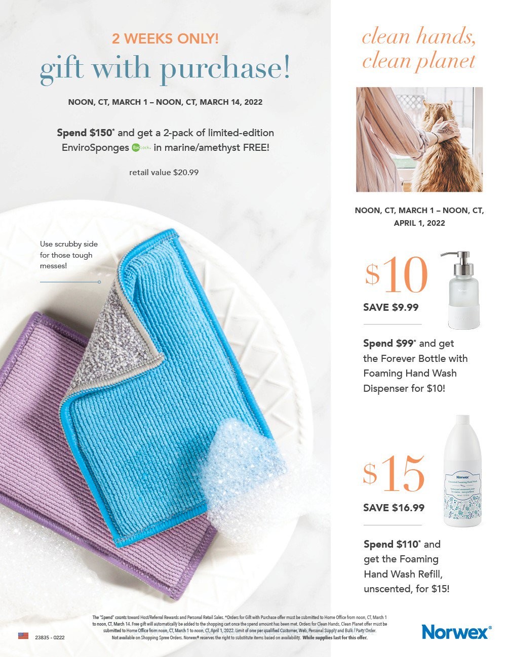 Norwex US Monthly Offers