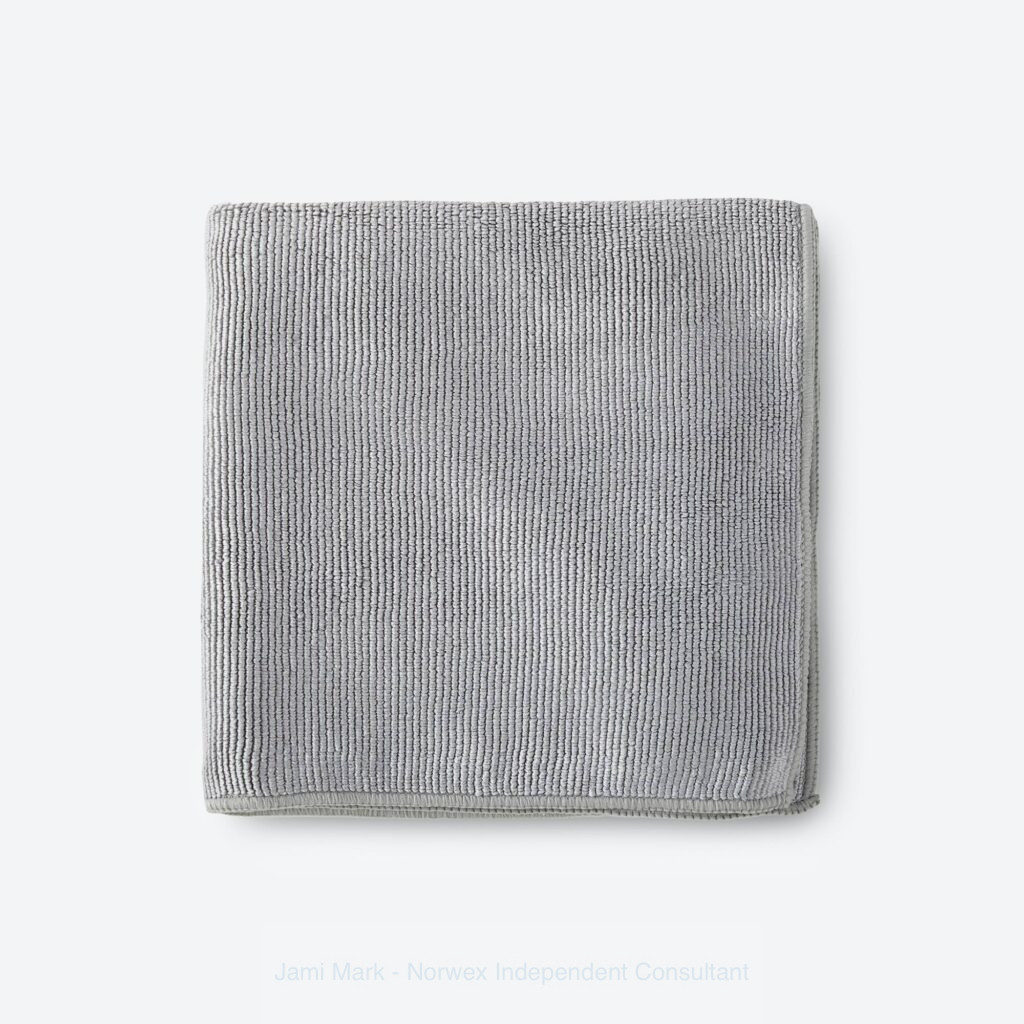 The Norwex EnviroCloth in gray