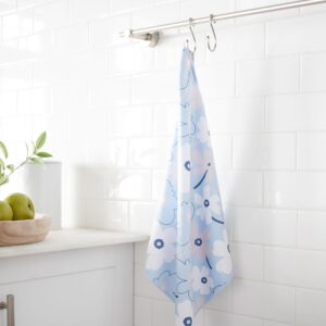 Norwex Window Cloth hanging on a towel rod
