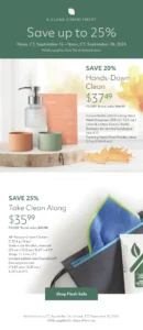 September 2024 Norwex flash sale