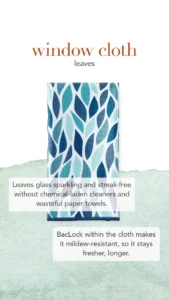 How to use the Norwex Window Cloth streak free