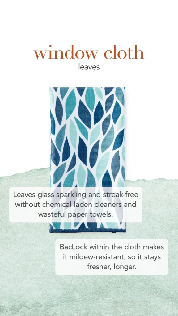 How to use the Norwex Window Cloth streak free